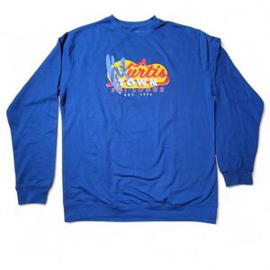 Kurtis Conner Ski Lodge Royal Crewneck Sweatshirt Mens 2X Kurtistown Merchandise